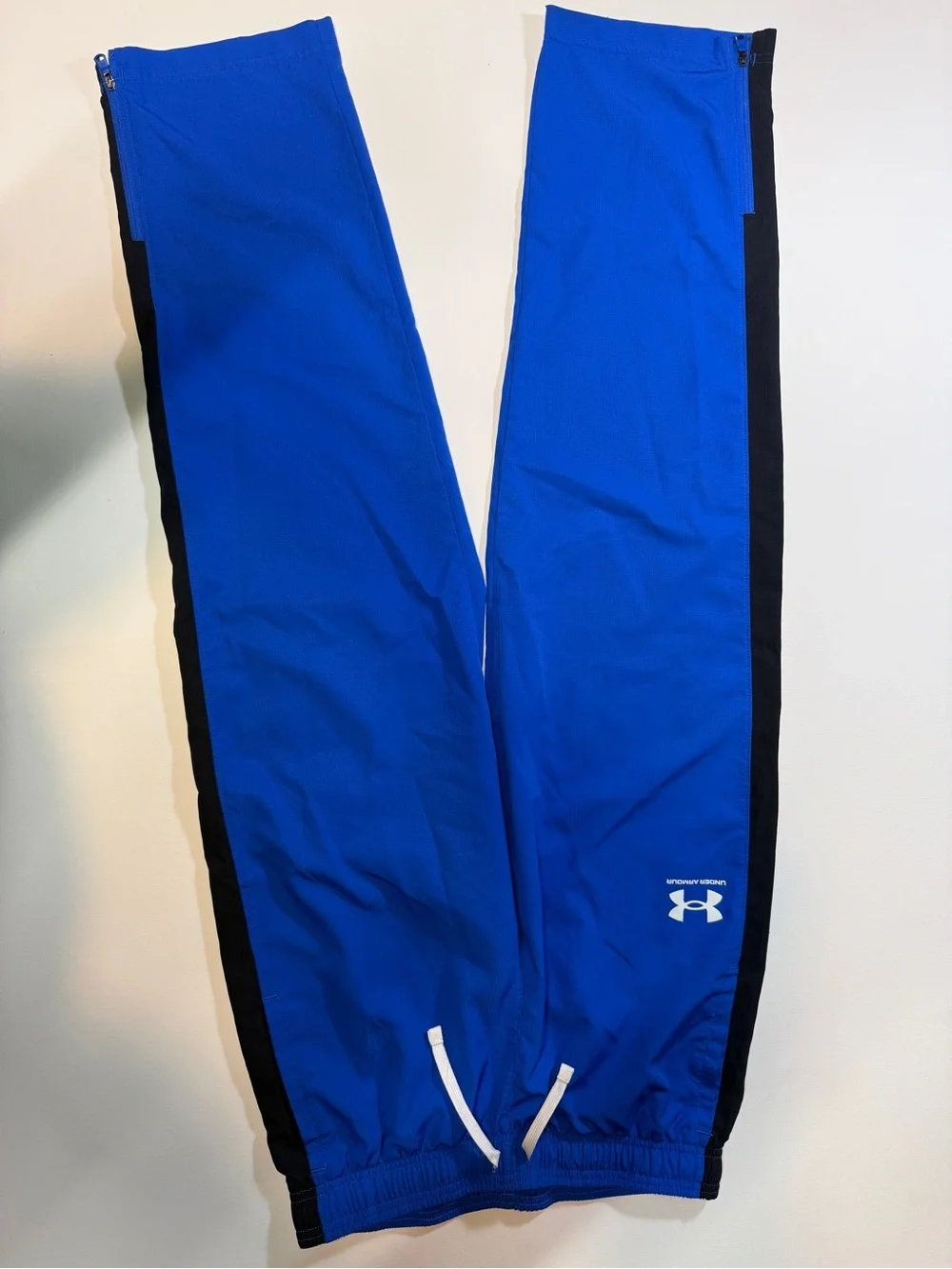 Under Armour Royal‎ Blue Track Pants with Black Side Stripes